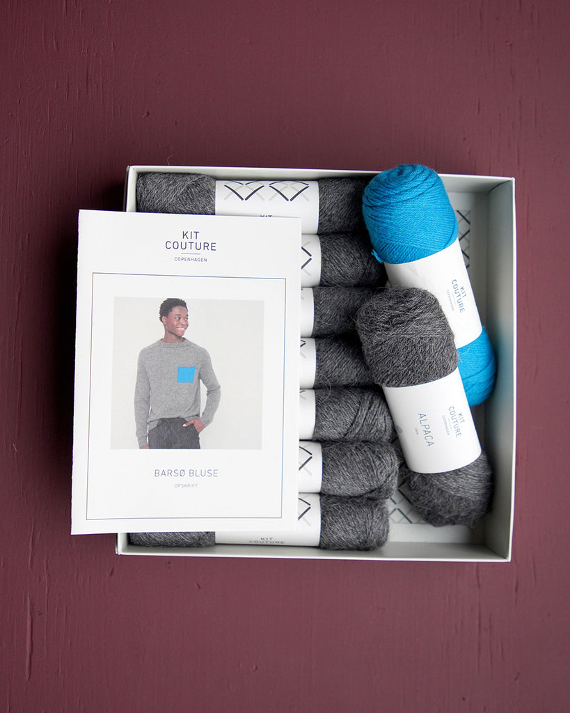 KIT: Barsø Strik Bluse Mand