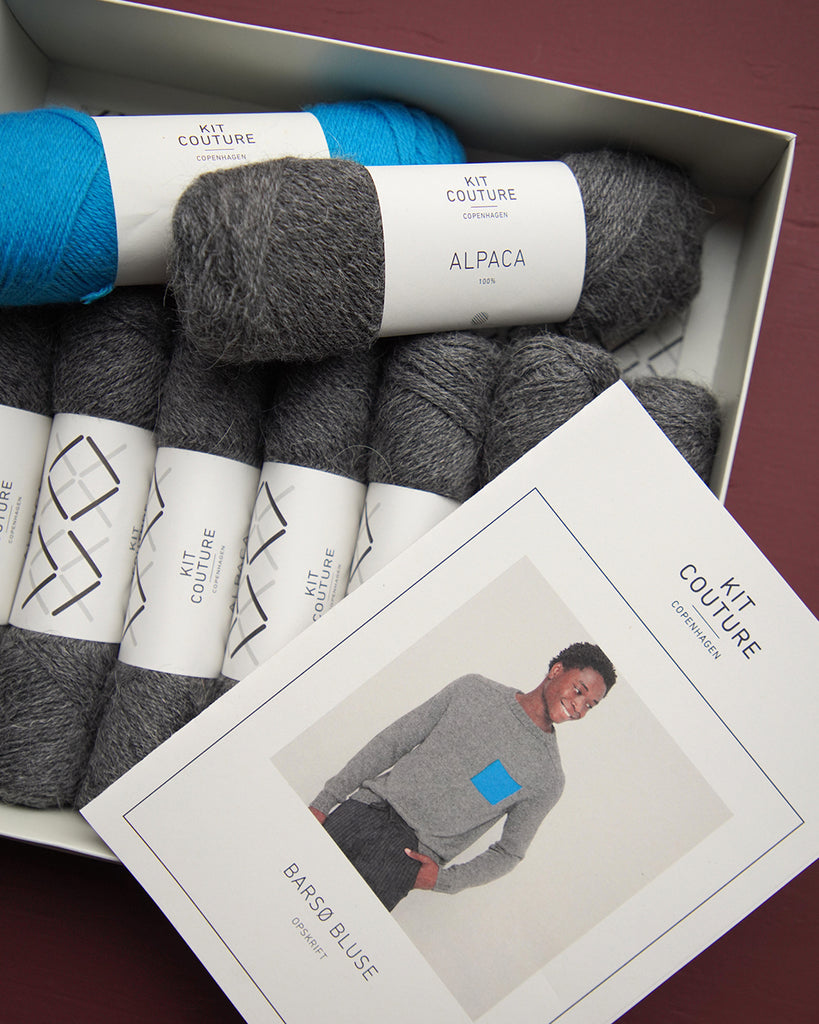 KIT: Barsø Strik Bluse Mand