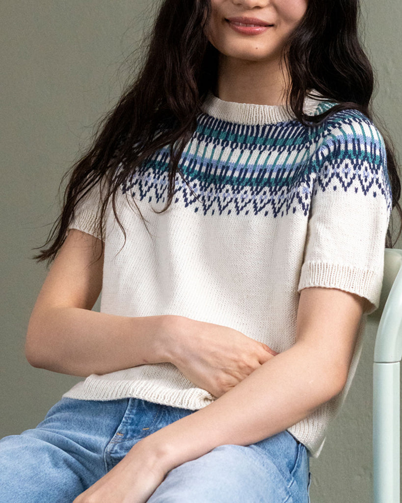 OPSKRIFT: Baggen Strik T-shirt