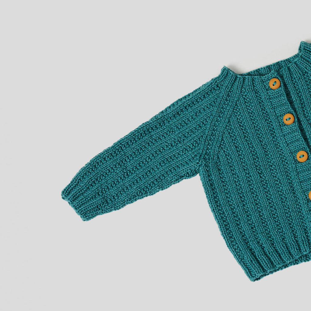 OPSKRIFT: Eldey Strik Cardigan Baby