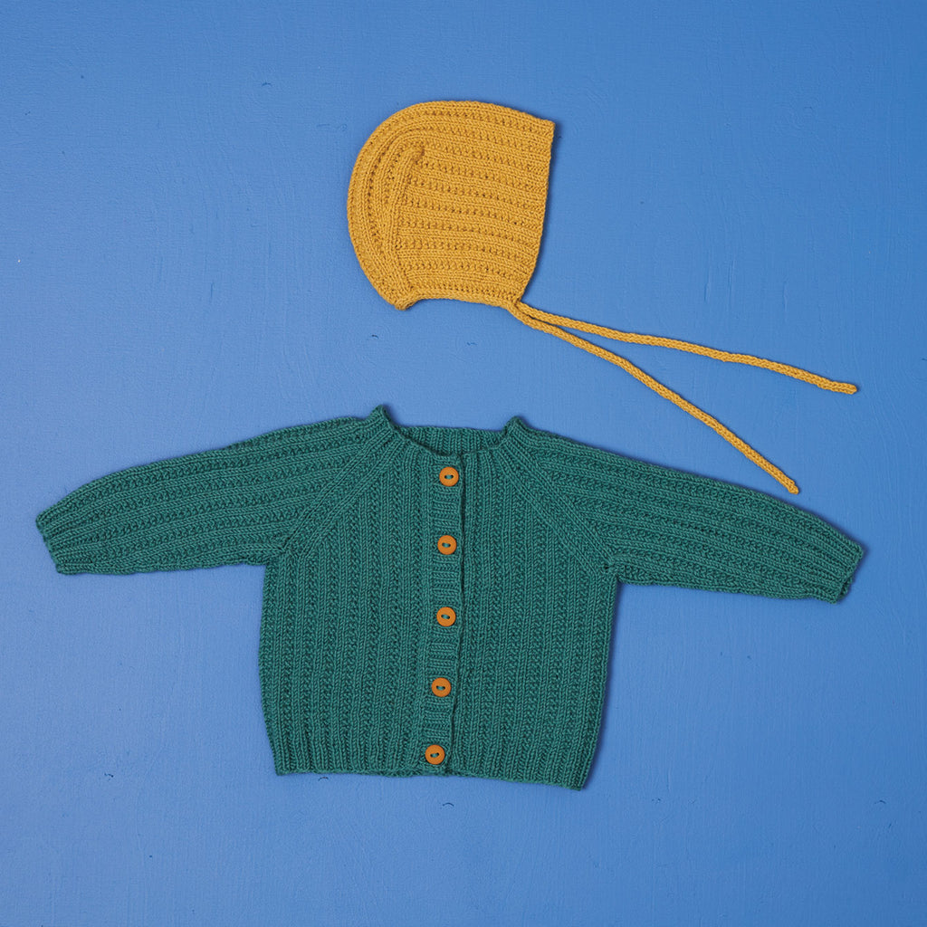 OPSKRIFT: Eldey Strik Cardigan Baby