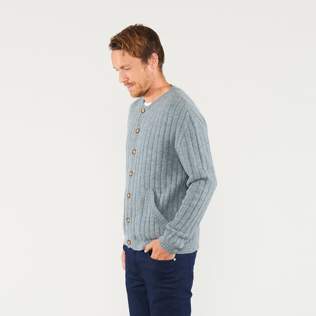 OPSKRIFT: Eldey Strik Cardigan Mand