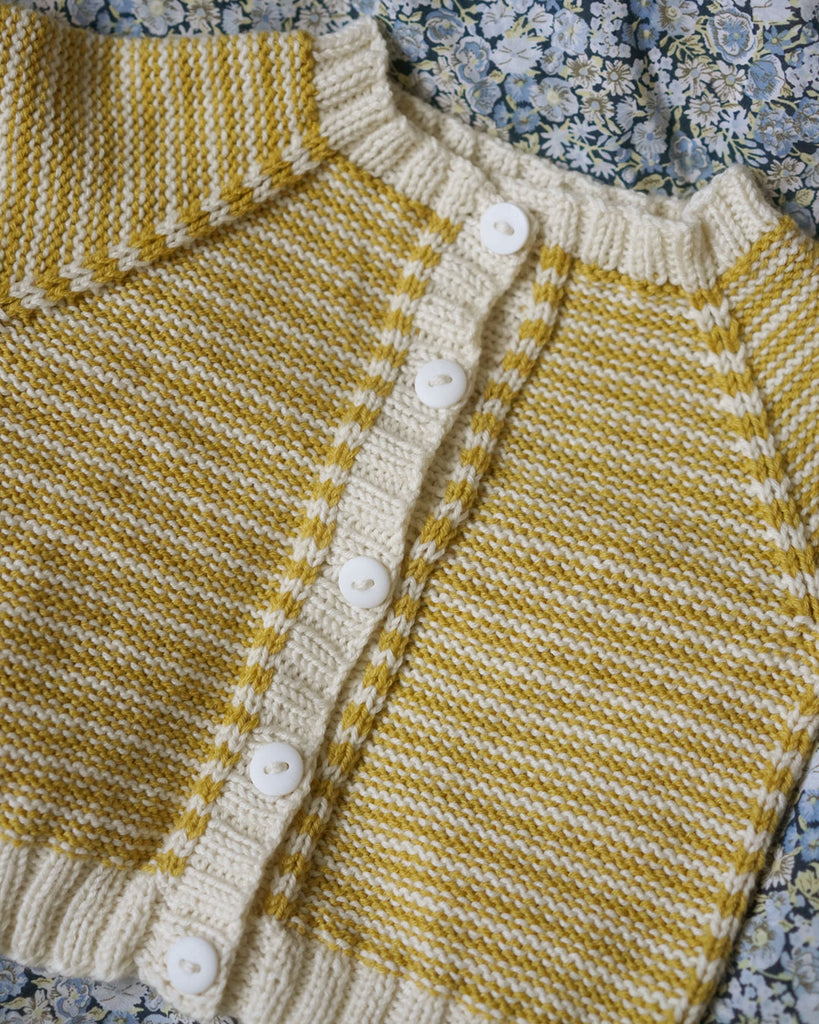 OPSKRIFT: Anholt Strik Cardigan Baby