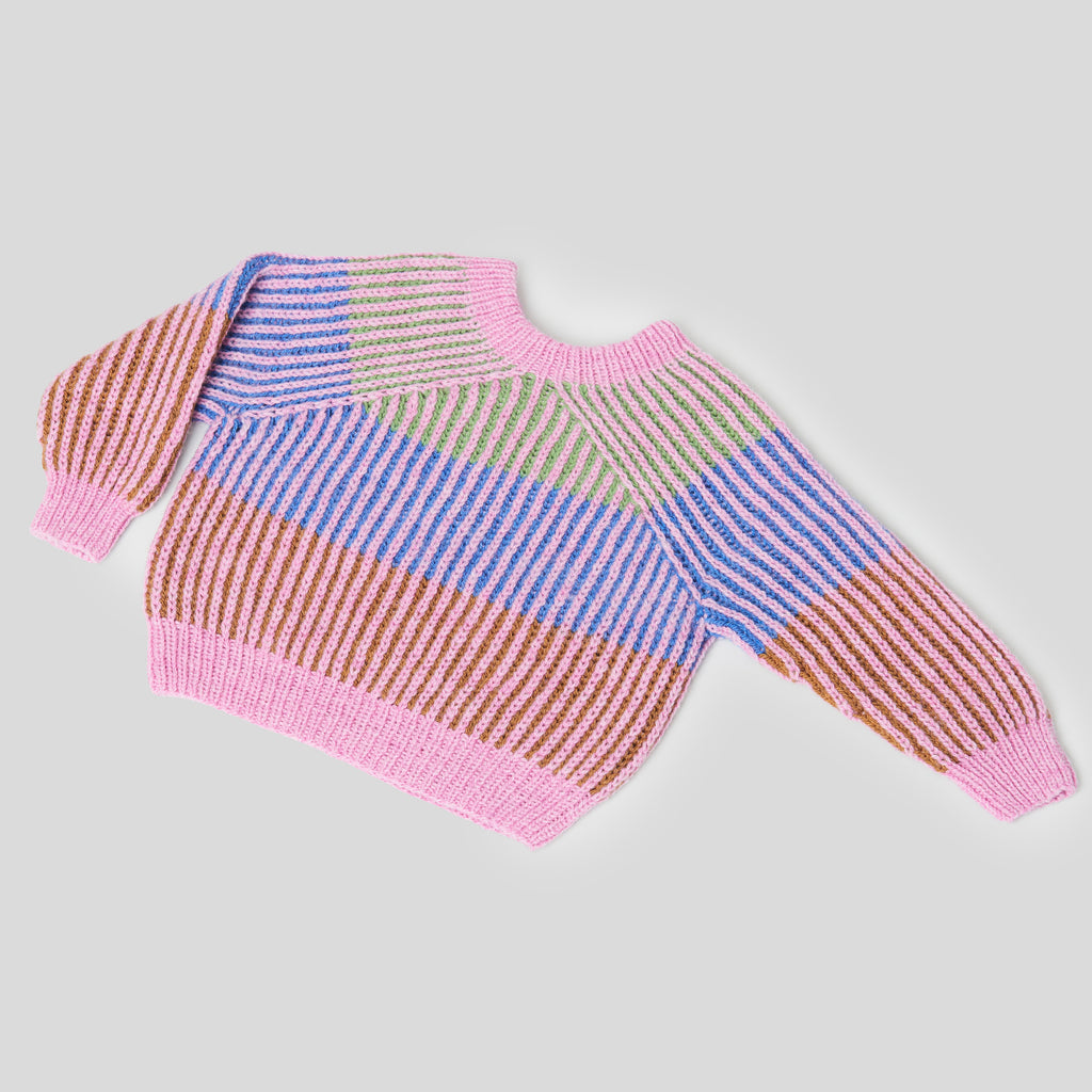 OPSKRIFT: Karrat Strik Sweater Barn/Baby